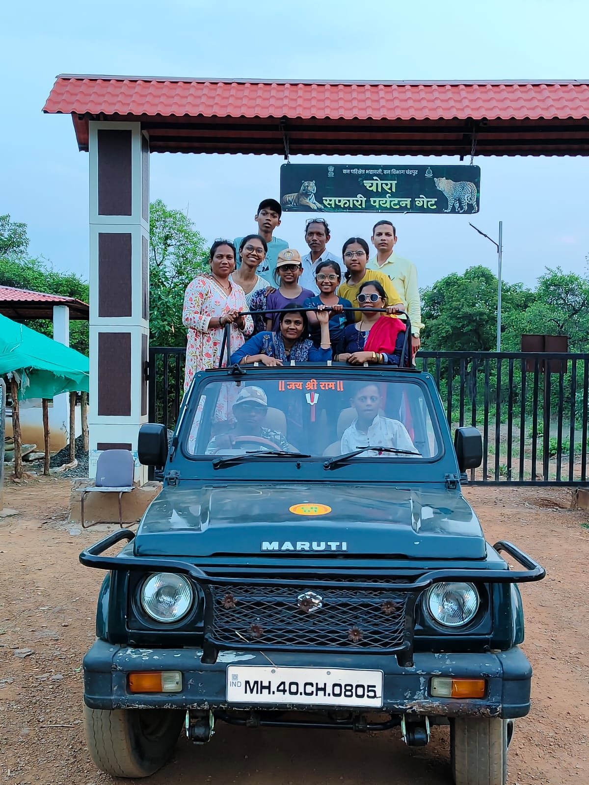 Khutwanda Gate remote buffer zone in Tadoba — unspoilt wilderness